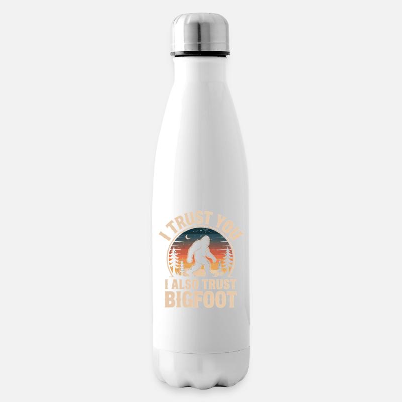 Bigfoot Sasquatch Yeti Cryptid Creatures Big Foot - Isolierflasche - Weiß
