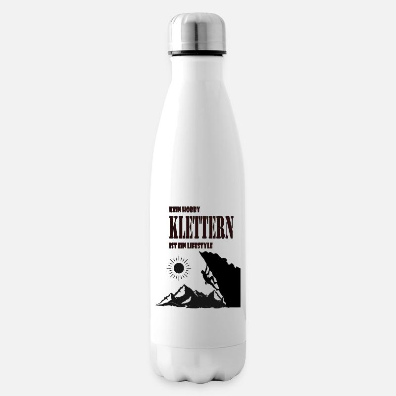 Kein Hobby Klettern Ist ein Lifestyle - Isolierflasche - Weiß
