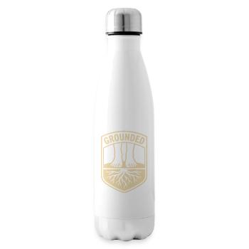 Grounded Mindfulness Balance - Insulated Water Bottle - white - Right