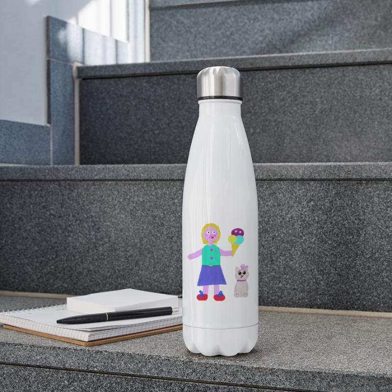 Eiscreme-Mädchen Eiscreme Eiswaffel Eis Insulated Water Bottle