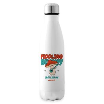 Fiddling Magic Mushroom Rabbit - Insulated Water Bottle - white - Right