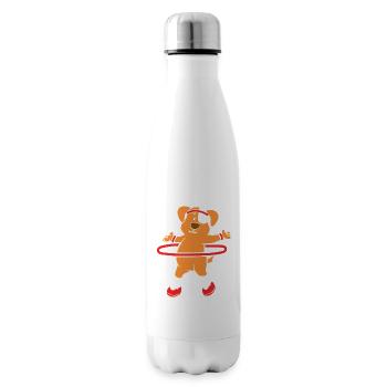 Hula Hup Huller Hullern Huller Hoop Hund - Isolierflasche - Weiß - Rechts