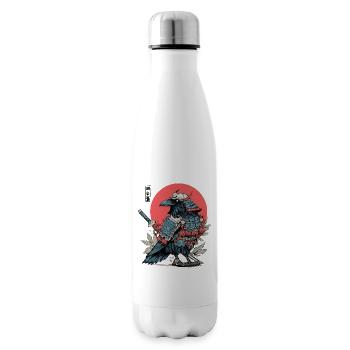 Crimson Samurai Raven Armor - Insulated Water Bottle - white - Right