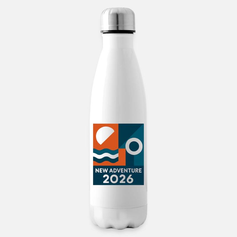Nouvelle Aventure 2026 - Bouteille isotherme - blanc
