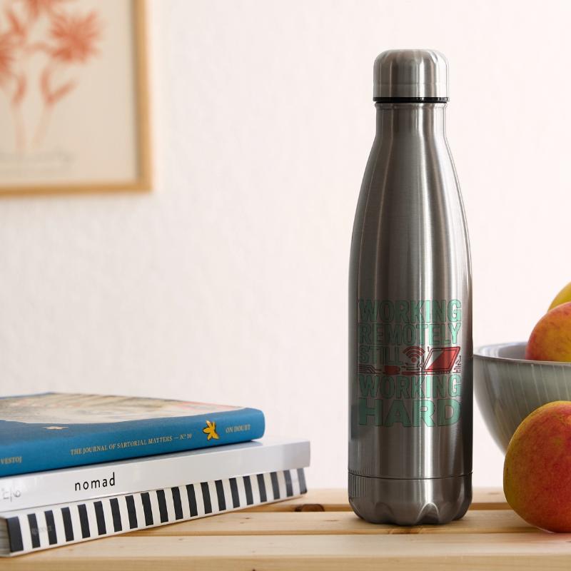 Remote Developer Working Remotely Web Programmer Insulated Water Bottle