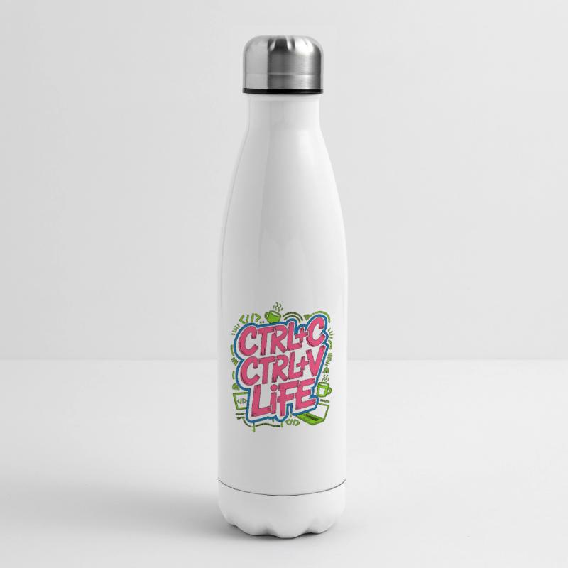 Remote Developer Ctrl+C Ctrl+V Life Web Developer Isolierflasche