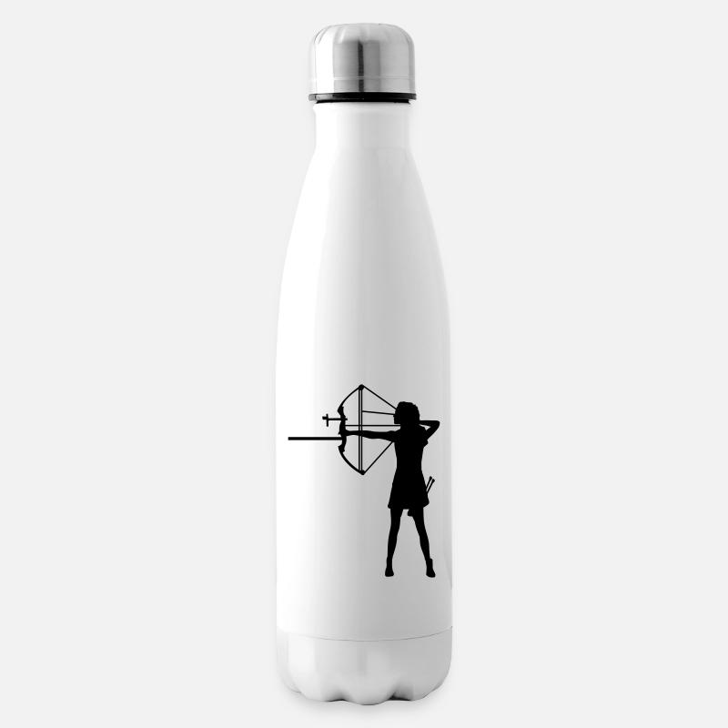 composé de dame unique - Bouteille isotherme - blanc