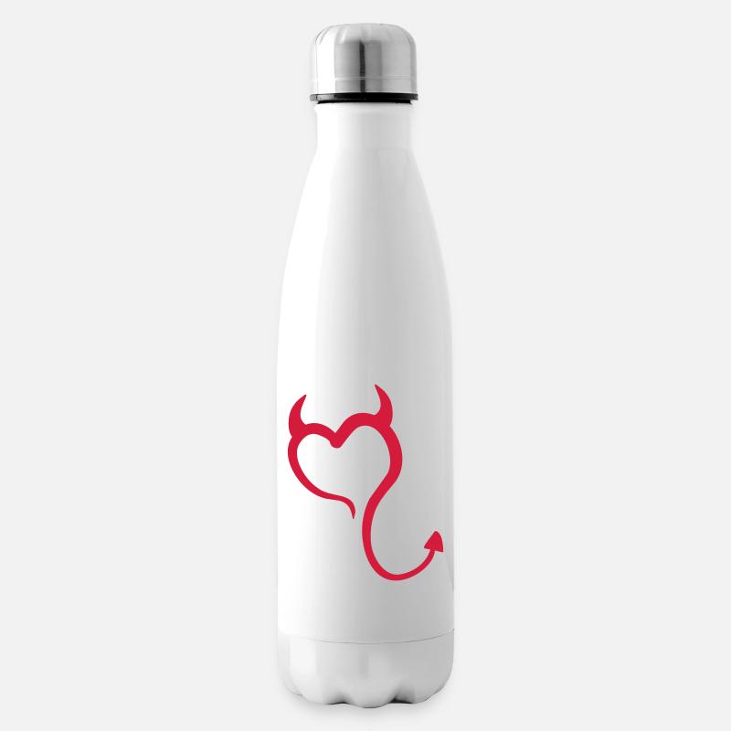 Little Devil 01 - Isolierflasche - Weiß