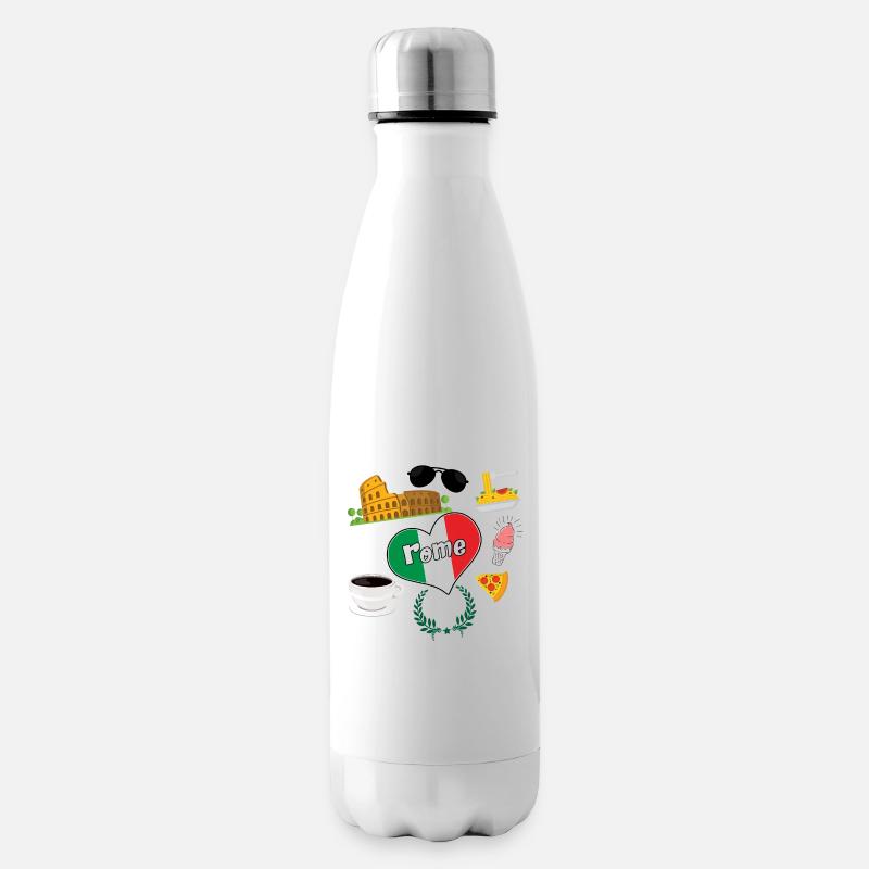 Ich liebe Rom 2 - Isolierflasche - Weiß