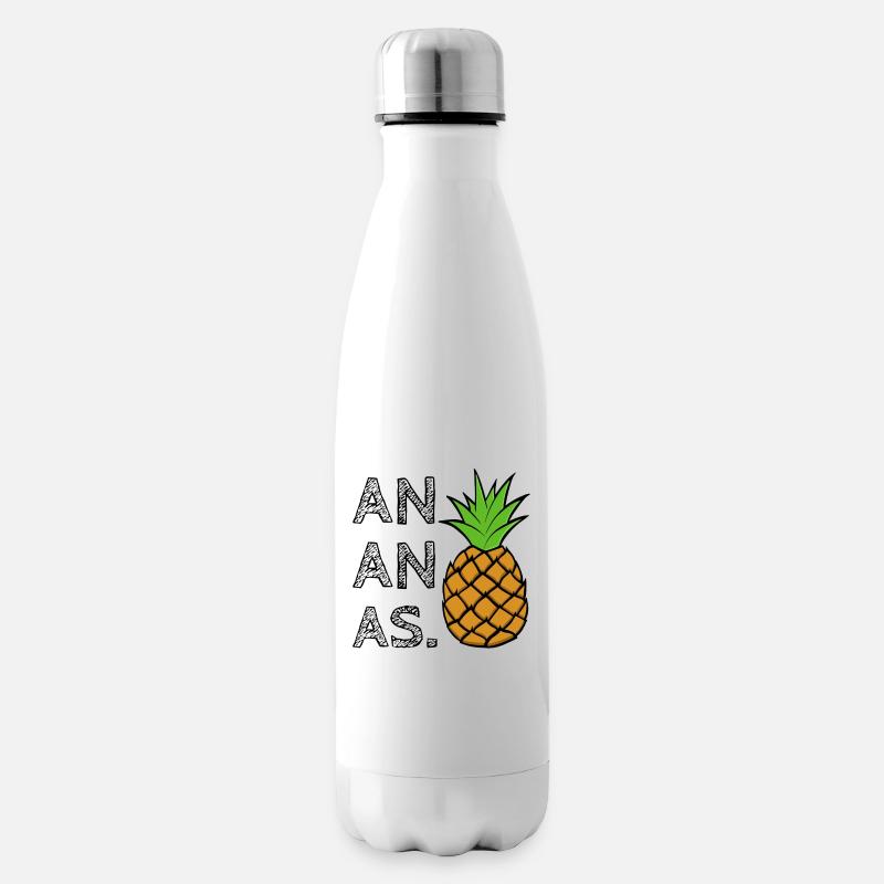 ANANAS. - Bouteille isotherme - blanc