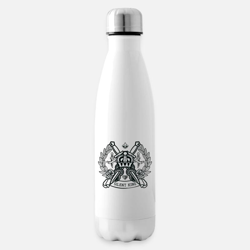 Crown - Isolierflasche - Weiß
