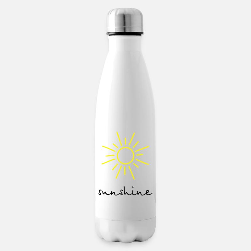 sunshine Sonne - Isolierflasche - Weiß