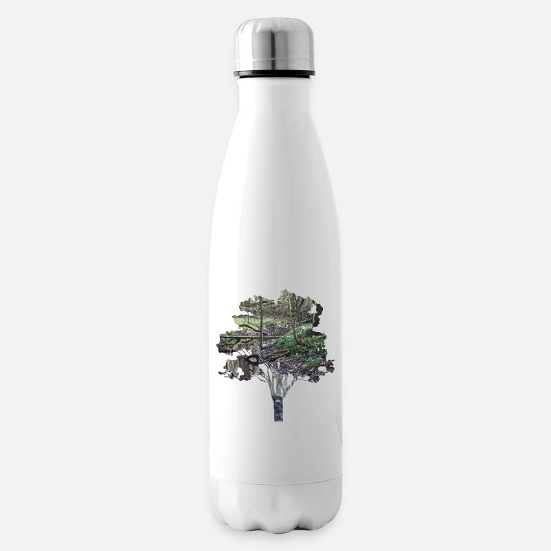 forêt - Bouteille isotherme - blanc