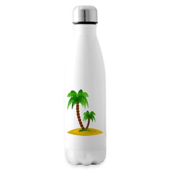 Île des Palmiers - Bouteille isotherme - blanc - Droite