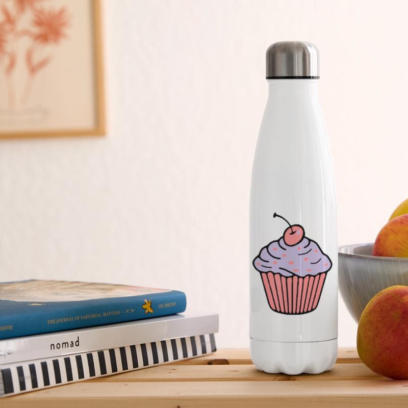 Cupcake Insulated Water Bottle