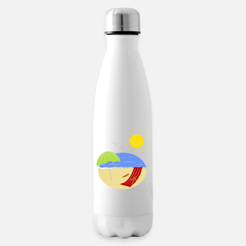 vacances - Bouteille isotherme - blanc
