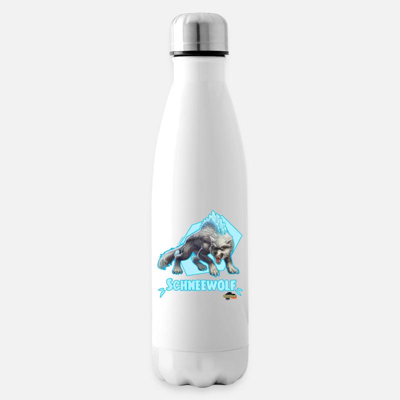 Schleich Eldrador Creatures Schneewolf Tassen - Isolierflasche - Weiß