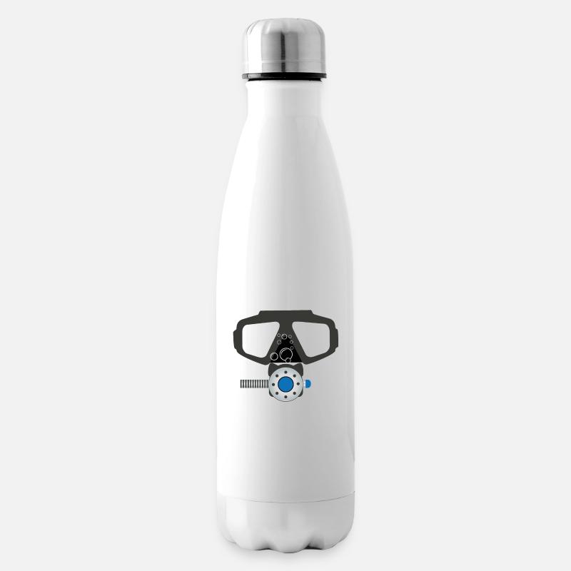 Plongée - Bouteille isotherme - blanc