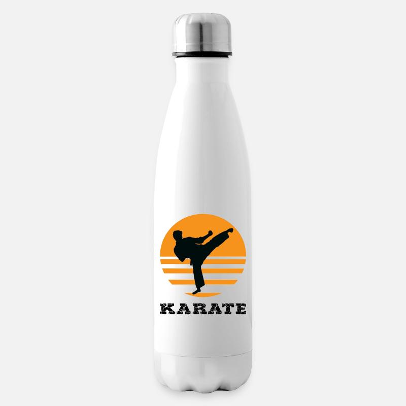 Karate - Isolierflasche - Weiß