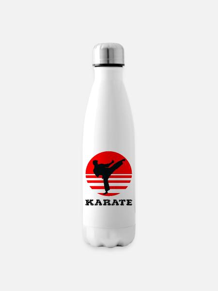 Karate - Isolierflasche - Weiß