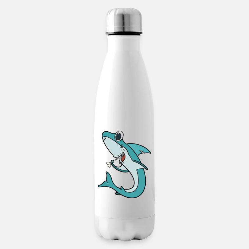 Plus qu’une bouchée au goût - Bouteille isotherme - blanc