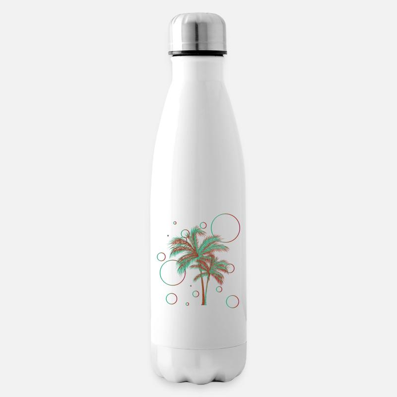 Baum - Isolierflasche - Weiß