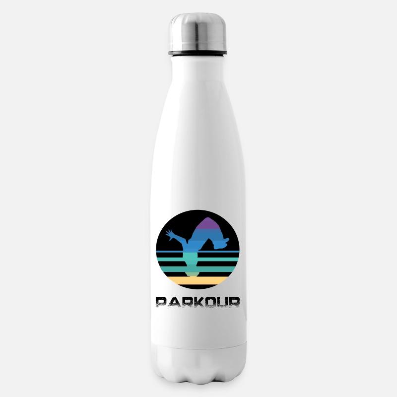 Parkour - Isolierflasche - Weiß