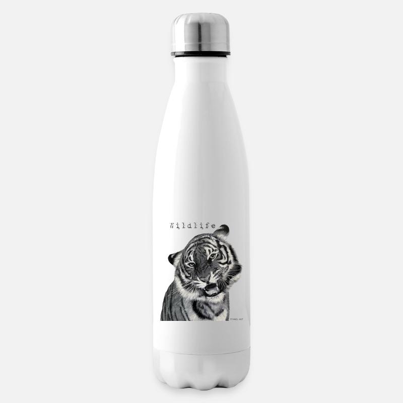 Tigre - Bouteille isotherme - blanc