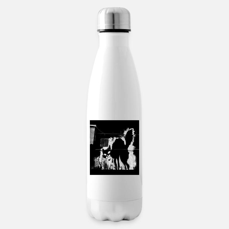 Buckel von Amsterdam - Isolierflasche - Weiß