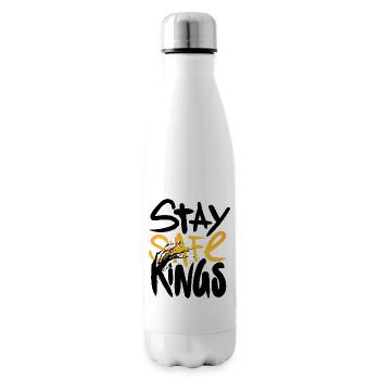 Stay Safe Kings ! Only One Place - Insulated Water Bottle - white - Right