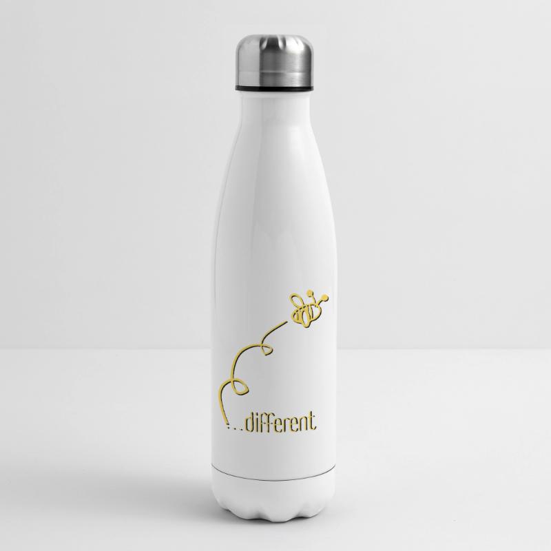 Bee Different - Sei anders! Statement Design Isolierflasche
