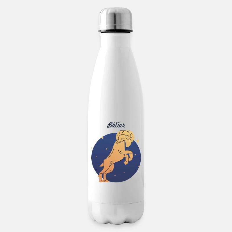 Bélier - Bouteille isotherme - blanc