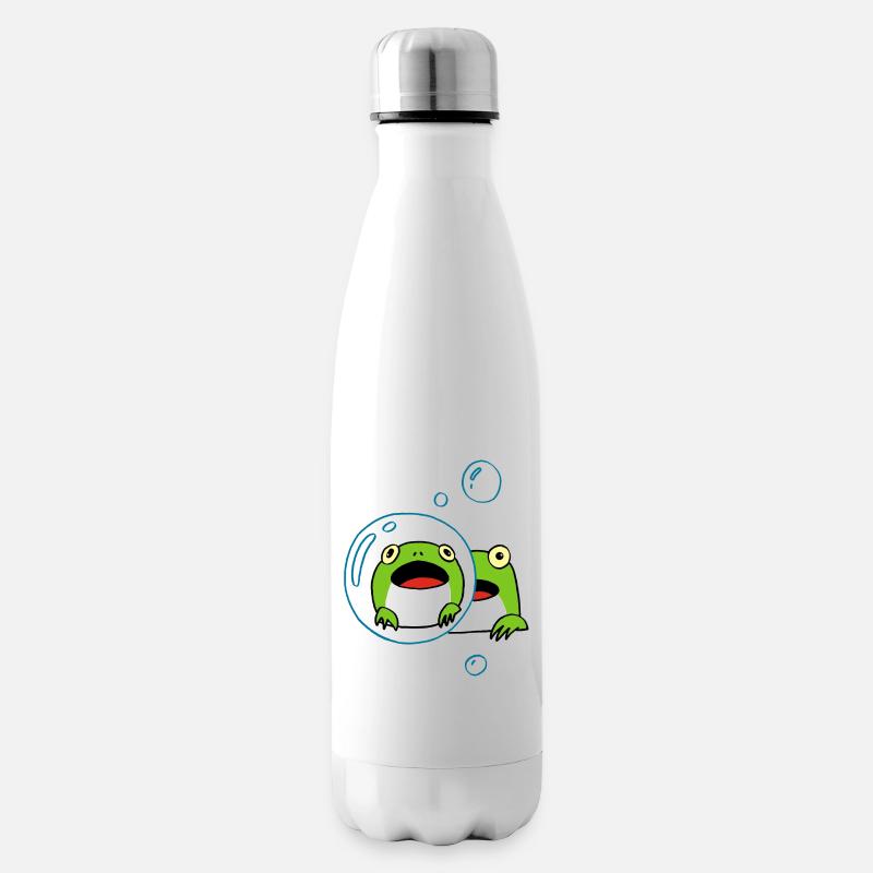 Grenouille kawaii - Bouteille isotherme - blanc