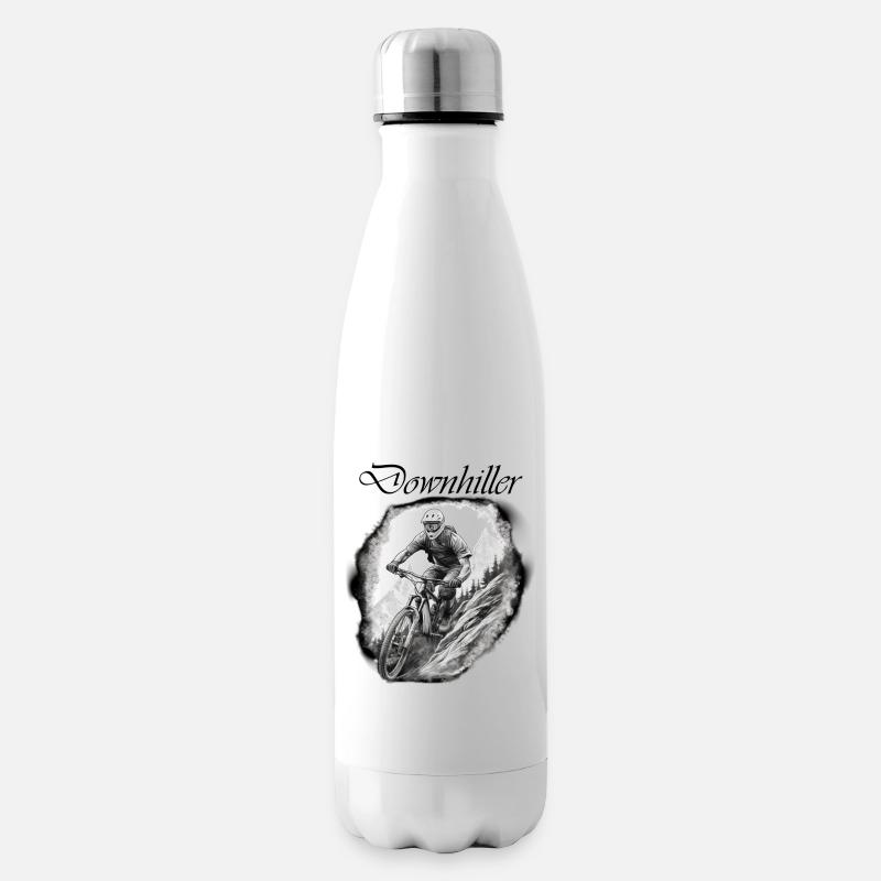Downhiller - Isolierflasche - Weiß