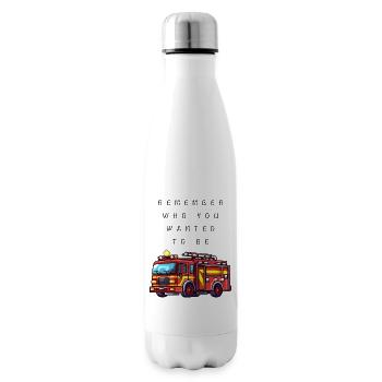 remember who you wanted to be nurse 3 - Insulated Water Bottle - white - Right