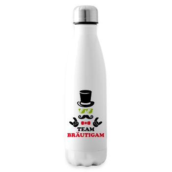 team bräutigam - Isolierflasche - Weiß - Rechts