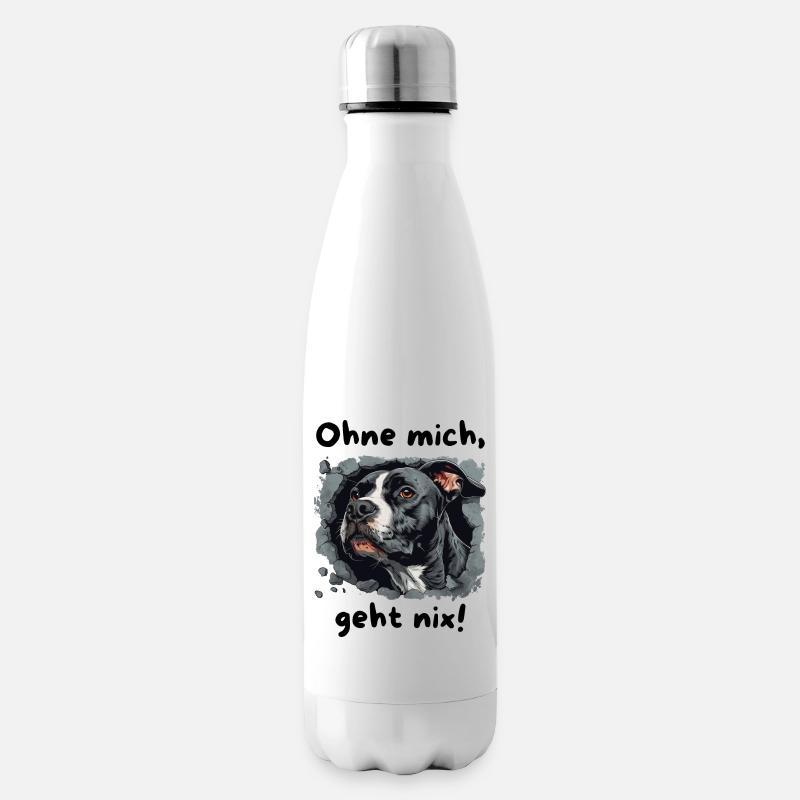 Staff - Ohne geht nix - Isolierflasche - Weiß