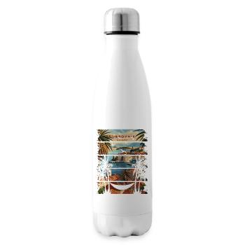 Croatia Kroatia travel summer croatia Dubrovnik - Insulated Water Bottle - white - Right