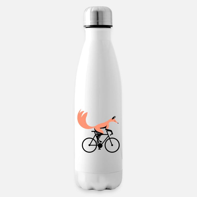Fahrrad Fuchs - Isolierflasche - Weiß