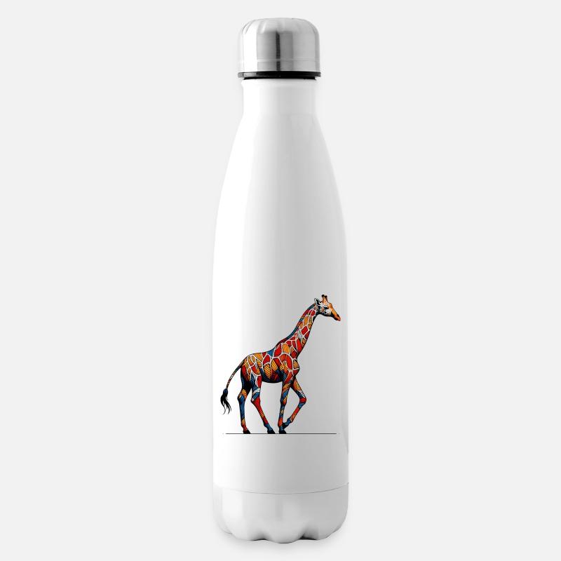 Giraffe - Isolierflasche - Weiß