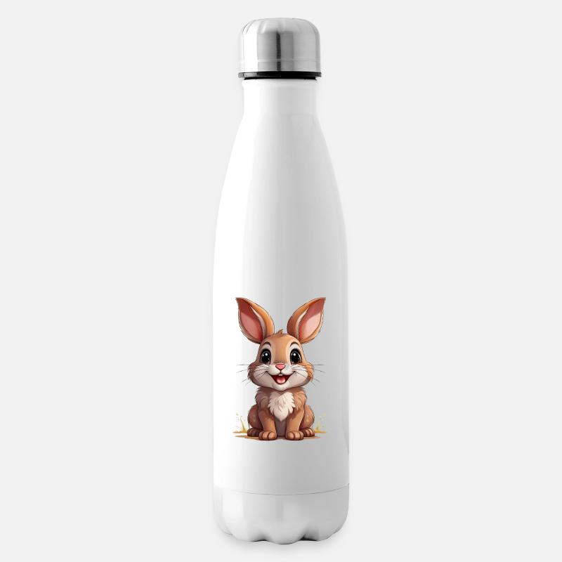 Lapin ou lapin de Pâques - Bouteille isotherme - blanc