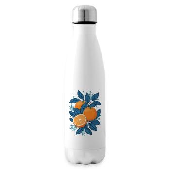 Leckere Orangen - Isolierflasche - Weiß - Rechts