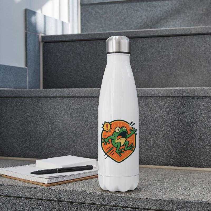 Panikfrosch-Abzeichen Isolierflasche