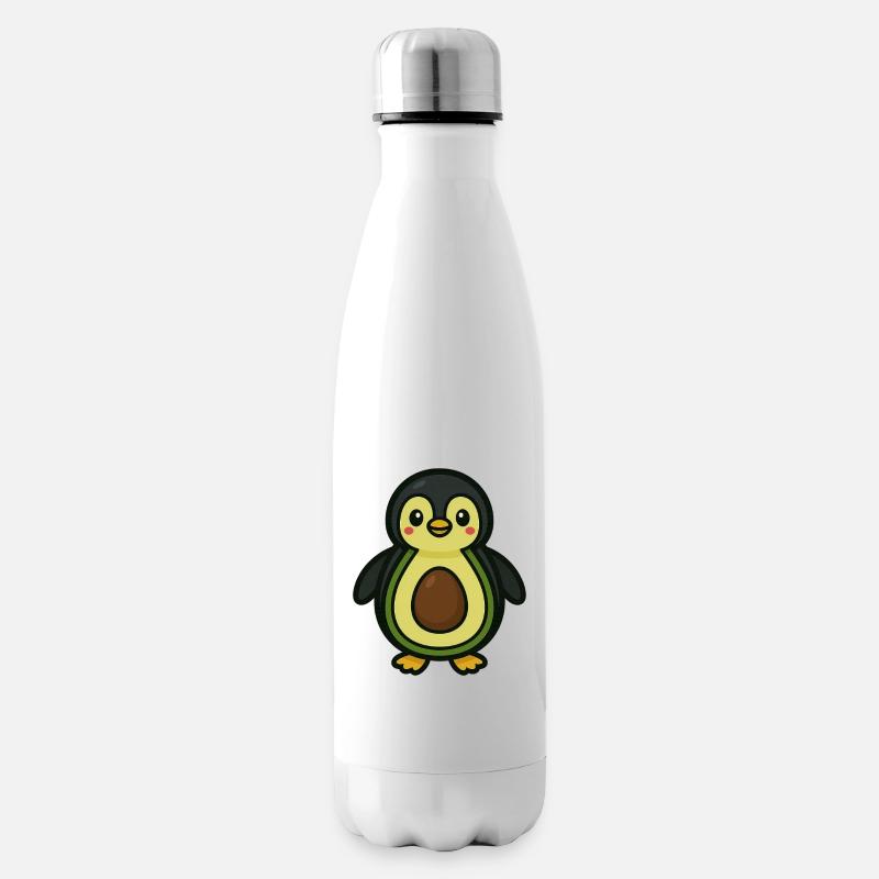 Pingucado - Insulated Water Bottle - white