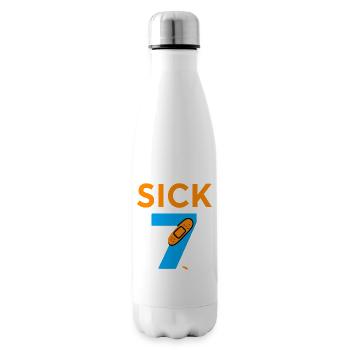 Sick Seven Meme Tee Six Seven - Insulated Water Bottle - white - Right
