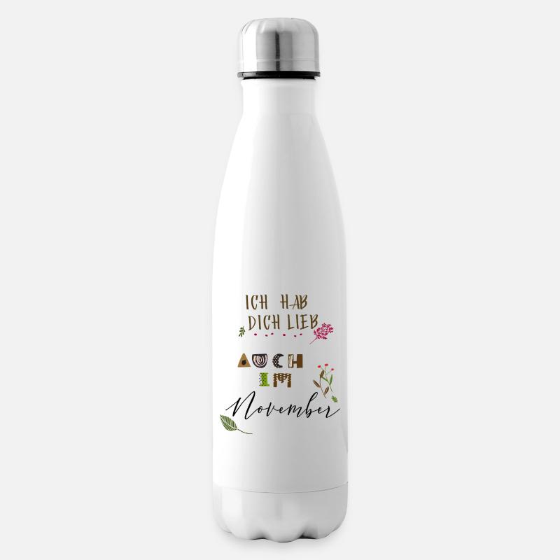 Ich hab dich lieb  - Isolierflasche - Weiß