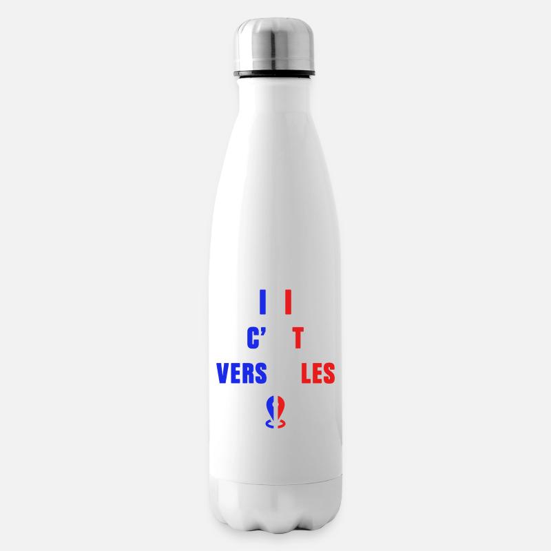 Ici c’est Versailles - Bouteille isotherme - blanc
