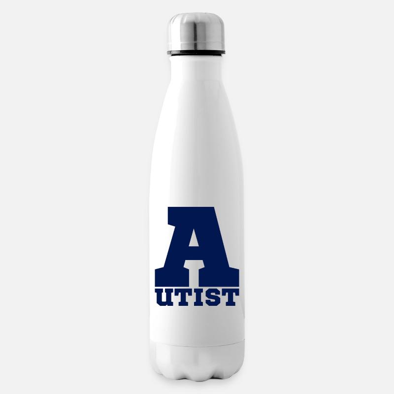 Autist - Isolierflasche - Weiß