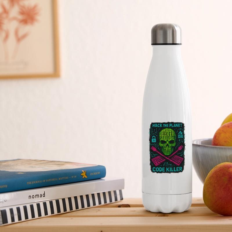 Hack the Planet Code Killer - Cybersécurité Bouteille isotherme