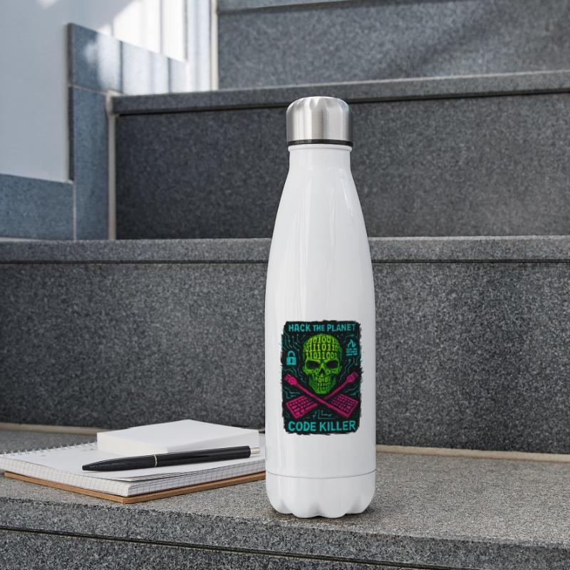 Hack the Planet Code Killer - Cybersécurité Bouteille isotherme